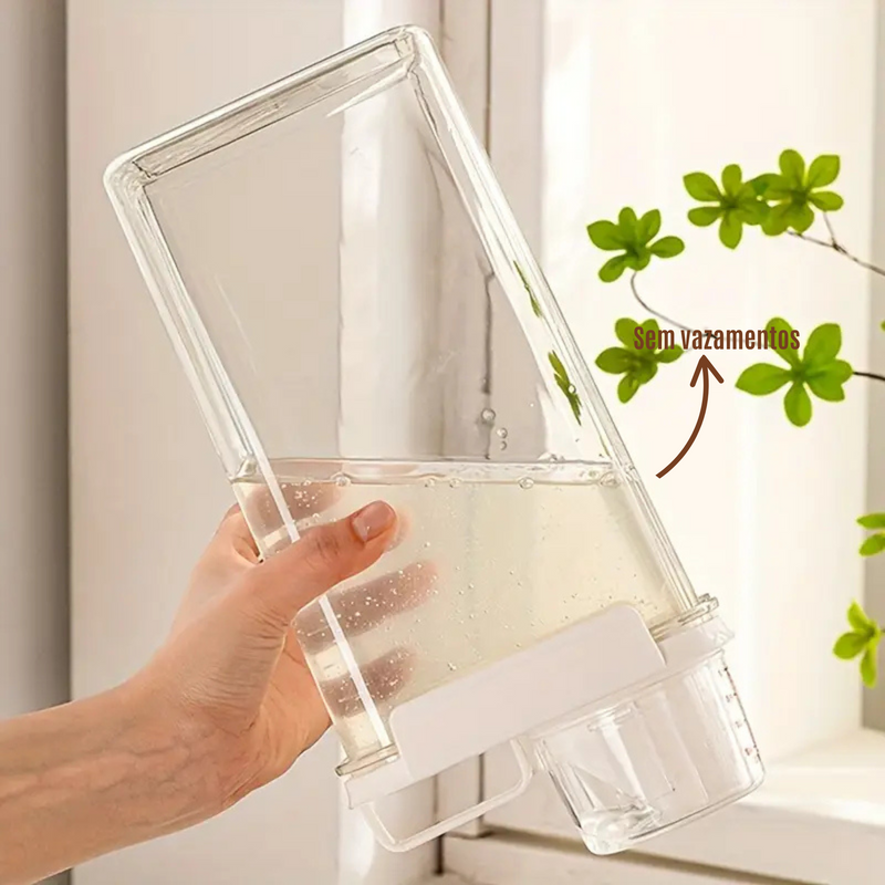Kit 2 Potes Hermético para Lavanderia com Copo Medidor - Adora