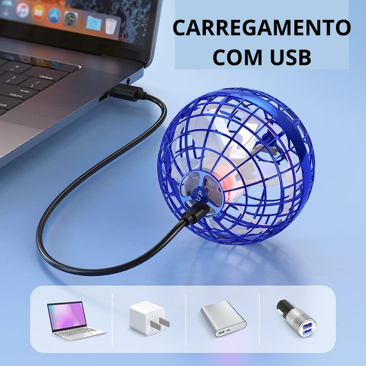 Bola Mágica Voadora - Controlada á mão